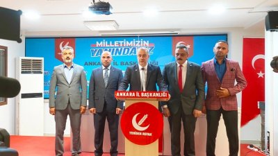 BASIN AÇIKLAMASI / YENİDEN REFAH PARTİSİ ANKARA İL BAŞKANLIĞI'NDAN KONYA MİTİNGİ'NE DAVET